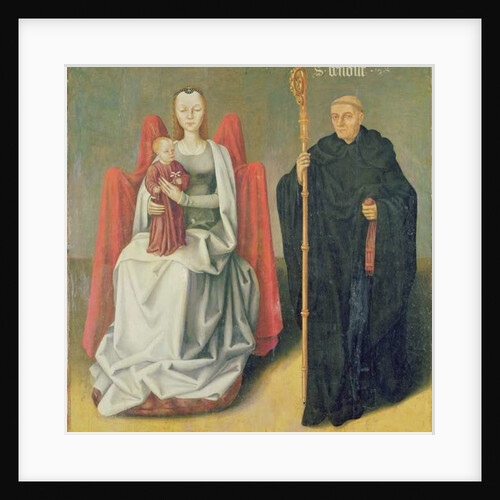 Virgin and Child with St. Benedict by French School