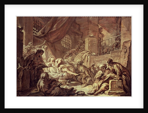 Study for a Prison Scene by Francois Boucher