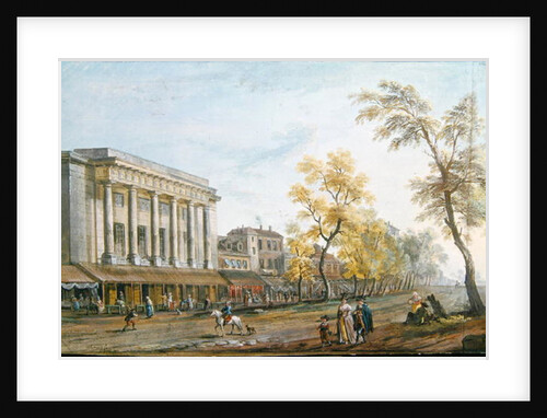 The Theatre des Italians by Jean-Baptiste Lallemand