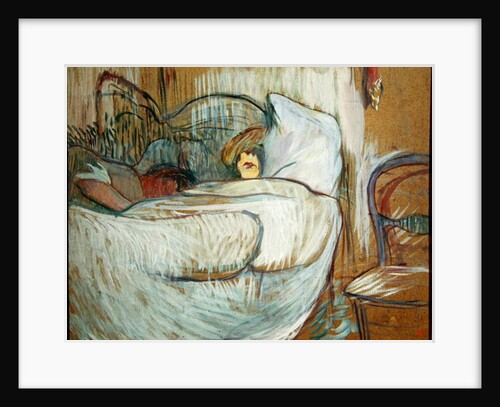 In Bed, 1894 by Henri de Toulouse-Lautrec