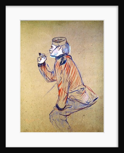 English Soldier Smoking a Pipe, 1898 by Henri de Toulouse-Lautrec