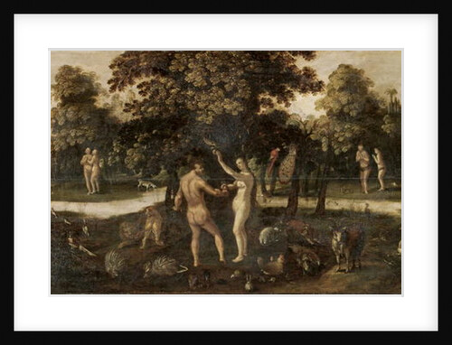Adam and Eve Banished from Paradise by Flemish School