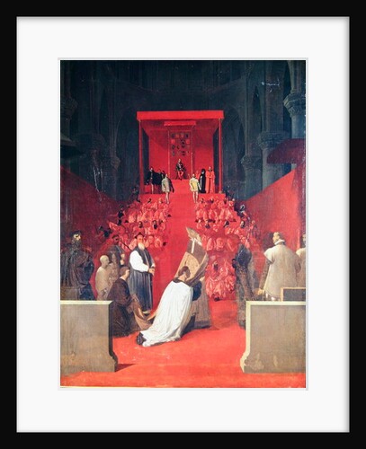 Fernando Alvarez de Toledo 3rd Duke of Alba in the Cathedral of St. Gudule, 1815 by Jean Auguste Dominique Ingres