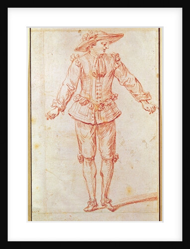 A Dancer from the Paris Opera by Jean Antoine Watteau