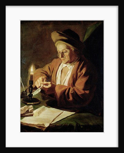 The Elderly Writer by Paul Ponce Antoine Robert