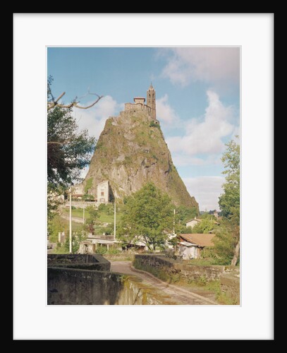 View of the Rocher d'Aiguilhe with the Church of St. Michel de l'Aiguilhe by Anonymous