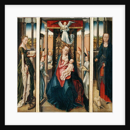The Virgin and Child with SS. Catherine and Agnes by Master of the Legend of St. Catherine