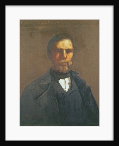 Portrait of Theodore Cuenot, 1847 by Gustave Courbet