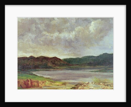 The Black Lake, 1872 by Gustave Courbet