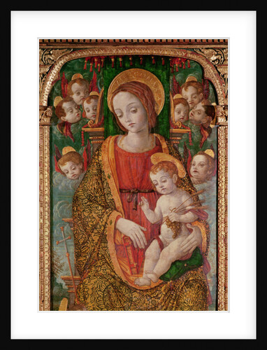 Virgin and Child with SS. Gregory and Martin by Nikola Bozidarovic