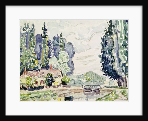 The Blue Poplars, 1903 by Paul Signac