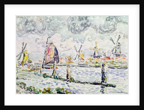 Overschie, 1906 by Paul Signac