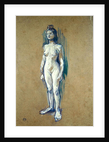 Standing Female Nude, 1898 by Henri de Toulouse-Lautrec