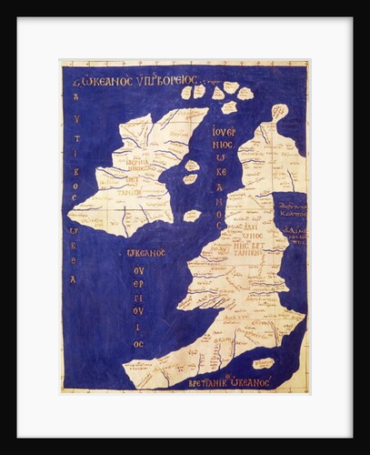 Map of the British Isles by (after) Ptolemy