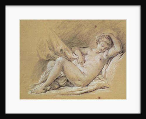 Nude Woman on a Bed by Francois Boucher
