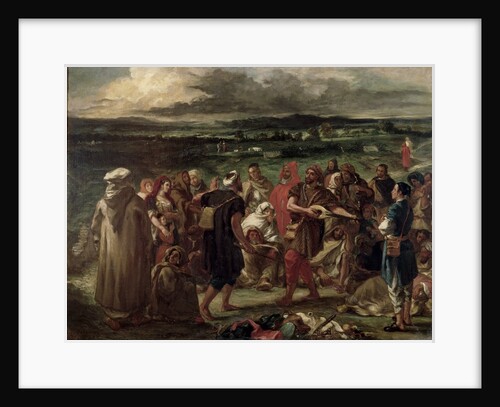 Comedians or Arabic Buffoons, 1848 by Ferdinand Victor Eugene Delacroix