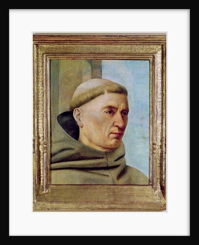 Head of a Monk by Jean Fouquet