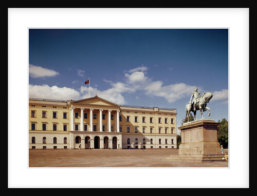 View of the Royal Palace, built 1825-48 by Hans Ditlev Franciscus Linstow