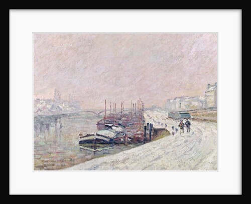 Snow in Rouen by Jean Baptiste Armand Guillaumin