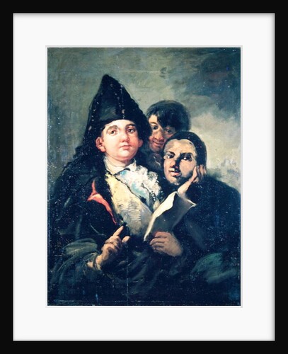 Manolito Guasquez and the Fool of Coria by Francisco Jose de Goya y Lucientes
