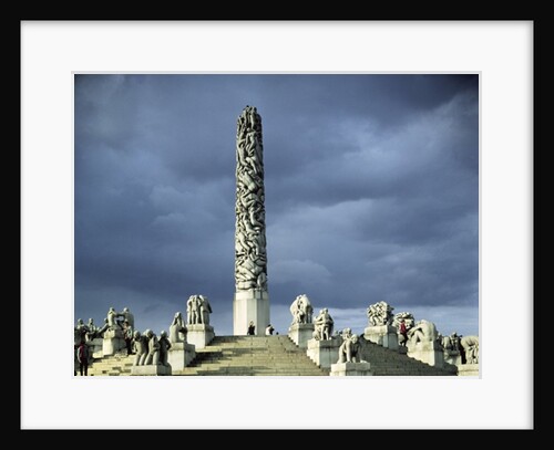View of the Monolith Plateau, built 1929-43 by Gustav Vigeland