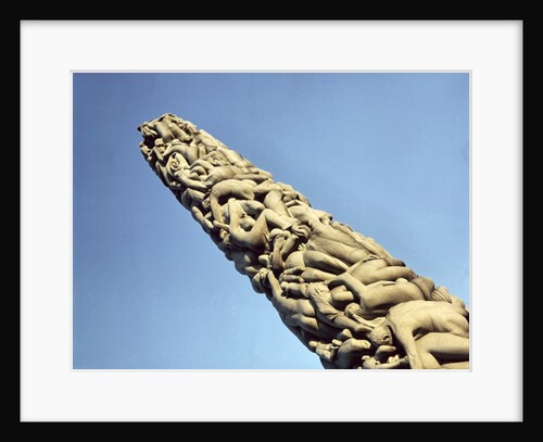 View of the Monolith, built 1929-43 by Gustav Vigeland