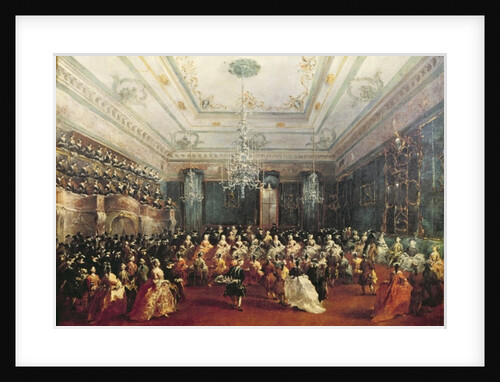 Gala Concert given in January 1782 in Venice for the Tsarevich Paul of Russia and his wife, Maria Feodorovna by Francesco Guardi