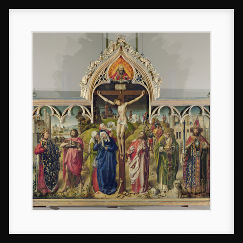 The Parlement of Paris Altarpiece, 1453-55 by French School