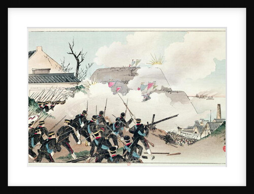 The Battle of Port Arthur, c.1894 by School Chinese