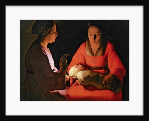 The Newborn Child, late 1640s by Georges de la Tour