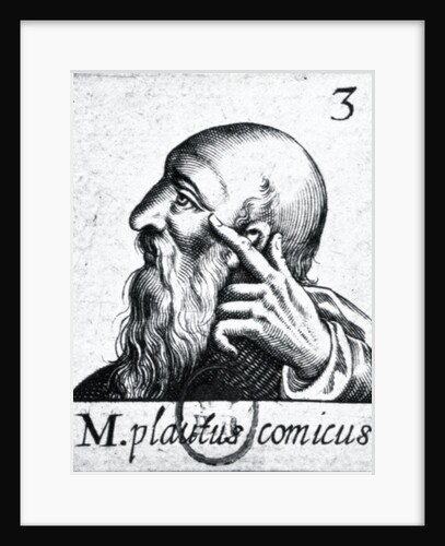 Portrait of Horace; portrait of Scipio Aemilianus; portrait of Plautus by French School