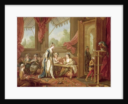 The Sultana Ordering Tapestries from the Odalisques by Charles-Amedee-Philippe van Loo