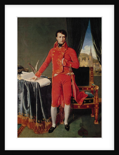 Bonaparte as First Consul, 1804 by Jean Auguste Dominique Ingres