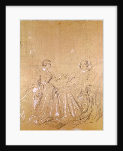 Countess Charles d'Agoult and her daughter Claire d'Agoult, May 1849 by Jean Auguste Dominique Ingres