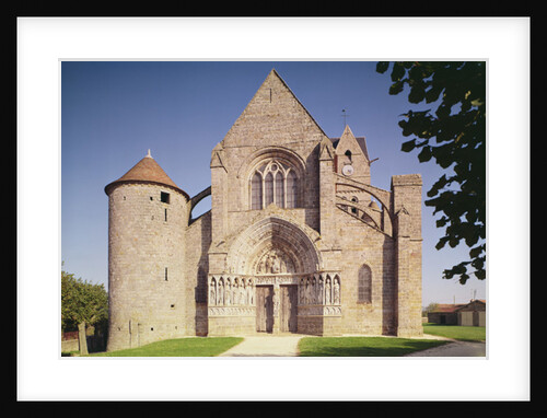 View of the church by French School
