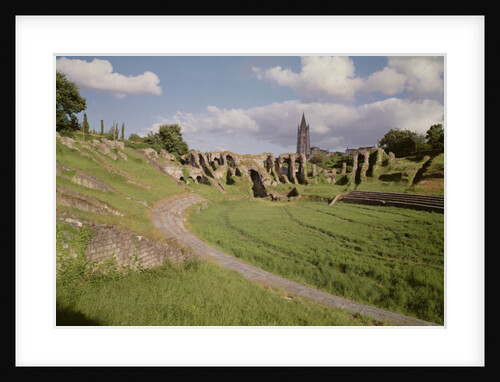 View of the amphitheatre, built under Emperor Claudius by Roman