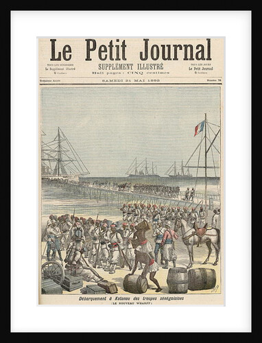 Landing of the Senegalese Troops at the New Wharf in Cotonou by Henri Meyer