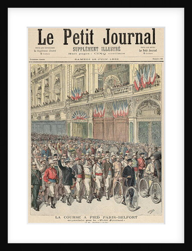The Start of the Road Race from Paris to Belfort by Henri Meyer