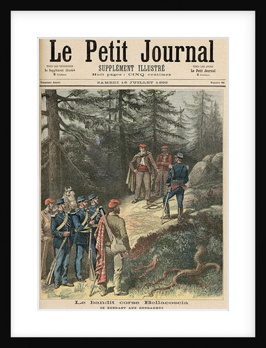 The Corsican Bandit, Jacques Bellacoscia, Surrendering to the Police by Henri Meyer