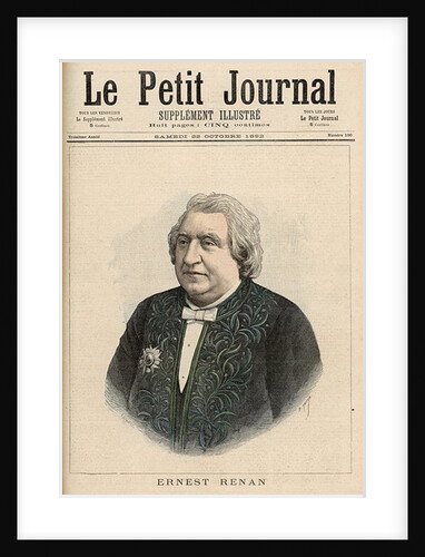 Ernest Renan by Fortune Louis & Meyer Henri (1844-99) Meaulle