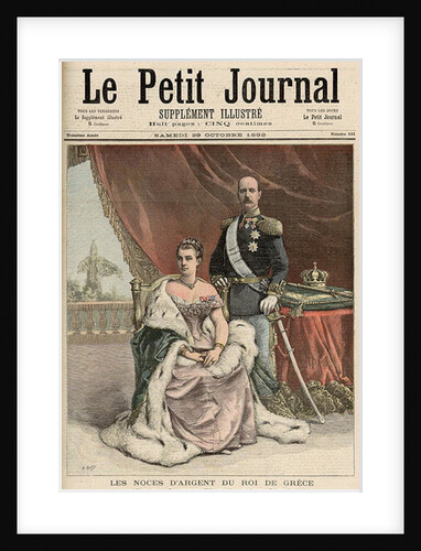 The Silver Wedding Anniversary of the King of Greece by Henri Meyer