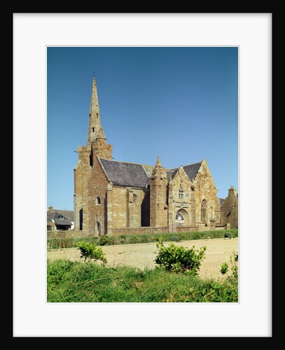 View of the church by French School