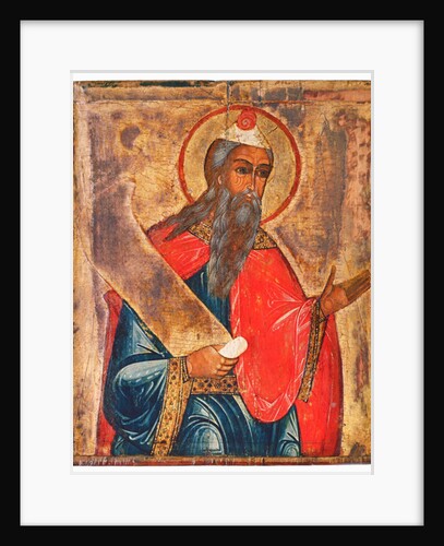 Icon depicting a prophet, Moscow School by School Russian