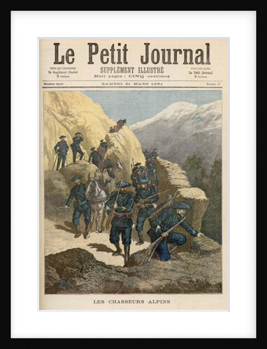 Mountain Infantrymen by Fortune Louis & Meyer Henri (1844-99) Meaulle