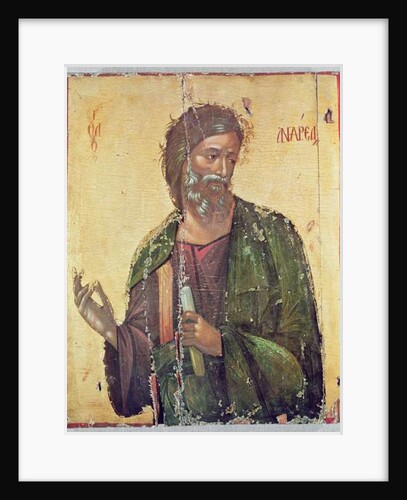 Icon depicting St. Andrew by Cypriot School