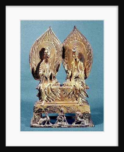 The Buddhas Prabhutaratna and Sakyamuni, from Hebei Province, Northern Wei Dynasty, 518 AD by Chinese School