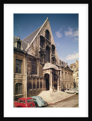 View of the facade of the Palais de Justice, built in 1572 by French School