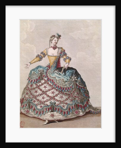 Costume for an Indian woman by Jean Baptiste Martin