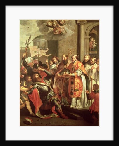 St. Bernard of Clairvaux and William X Duke of Aquitaine by Martin Pepyn or Pepin