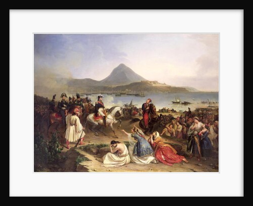 Meeting Between General Nicolas Joseph Maison and Ibrahim Pasha at Navarino, September 1828, 1838 by Jean Charles Langlois